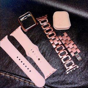 Apple I watch Rosegold Band Set